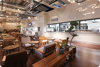 MUSUBU宮若プロジェクトパン・スィーツ・レストランの総合施設グロッサリアがオープン